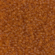 Miyuki delica beads 15/0 - Matte transparent marigold DBS-1261